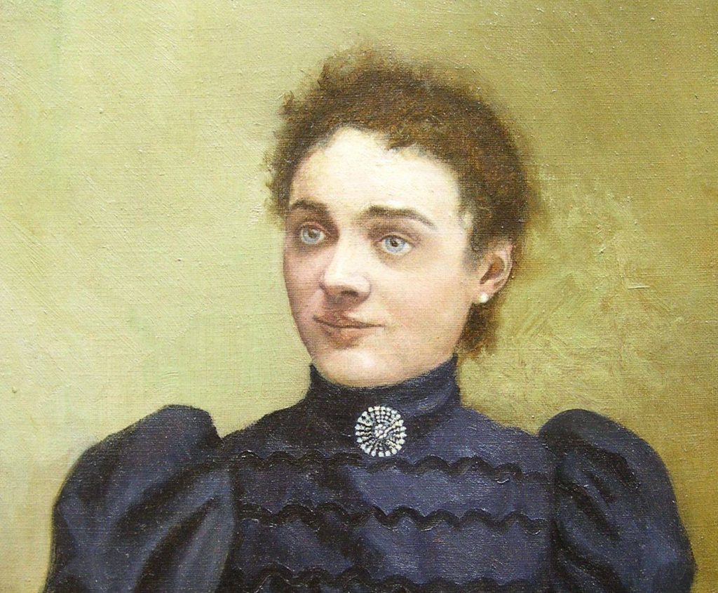 Portrait de dame après restauration